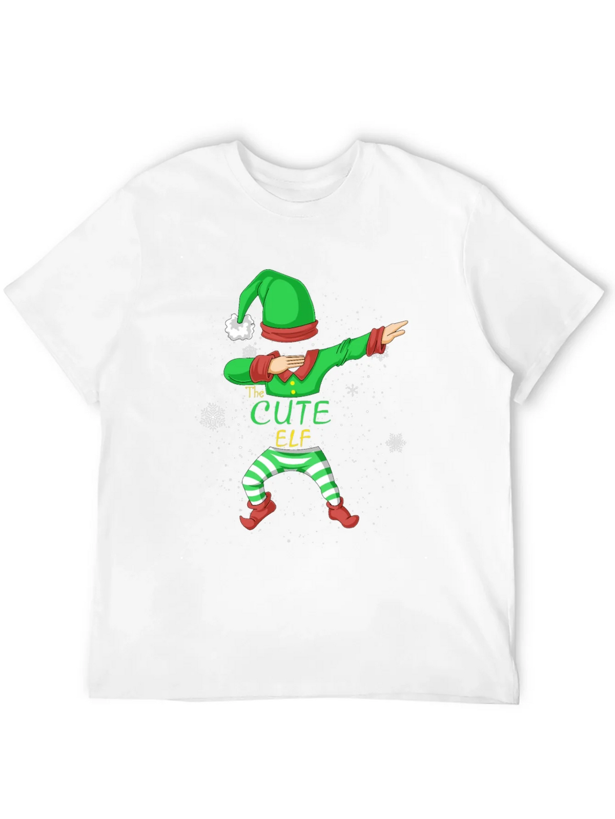 Cute Elf Dabbing Graphic Tee - Holiday Fun product image 9