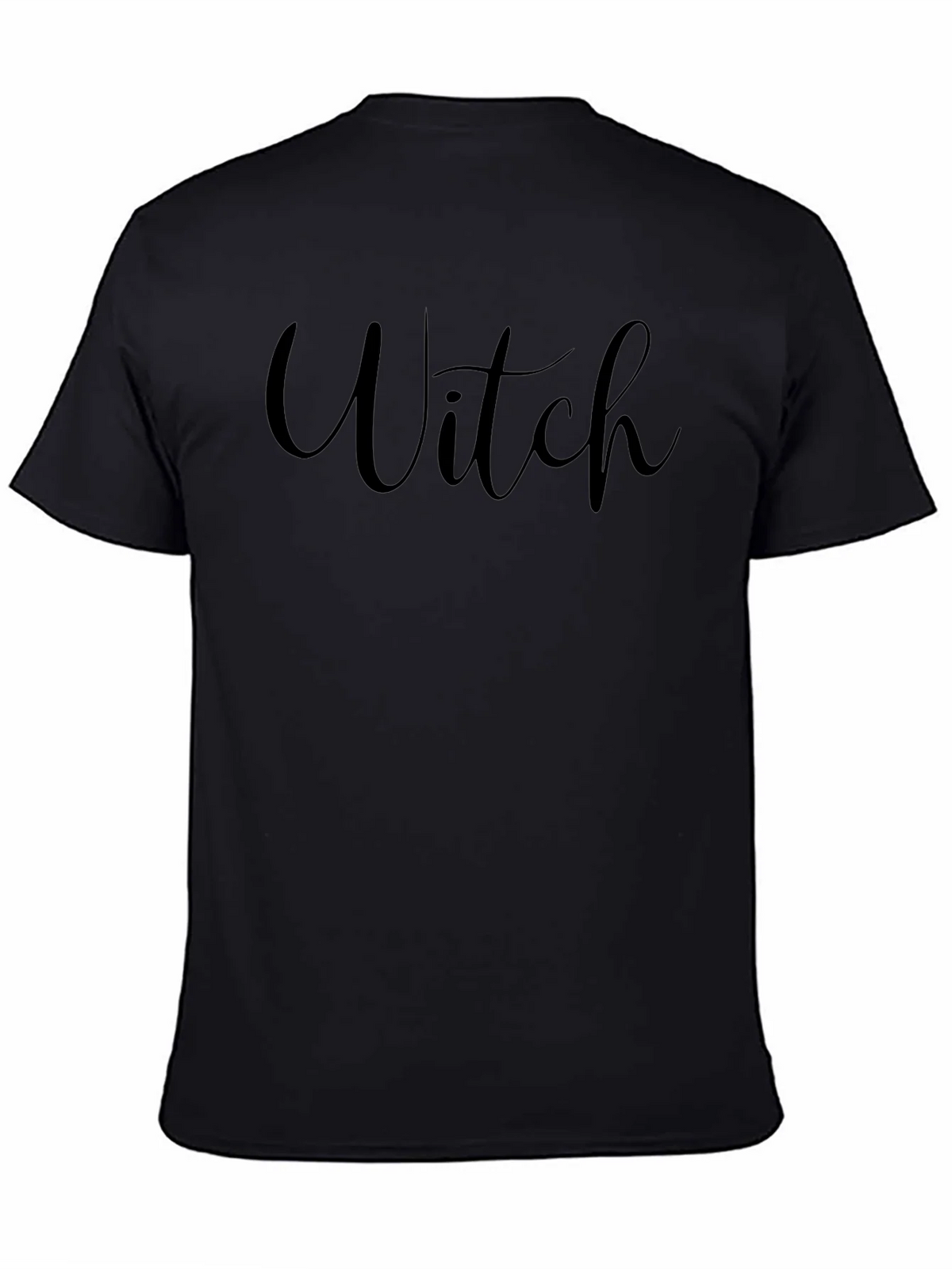Witch Graphic Tee - Black Halloween Shirt product image 4