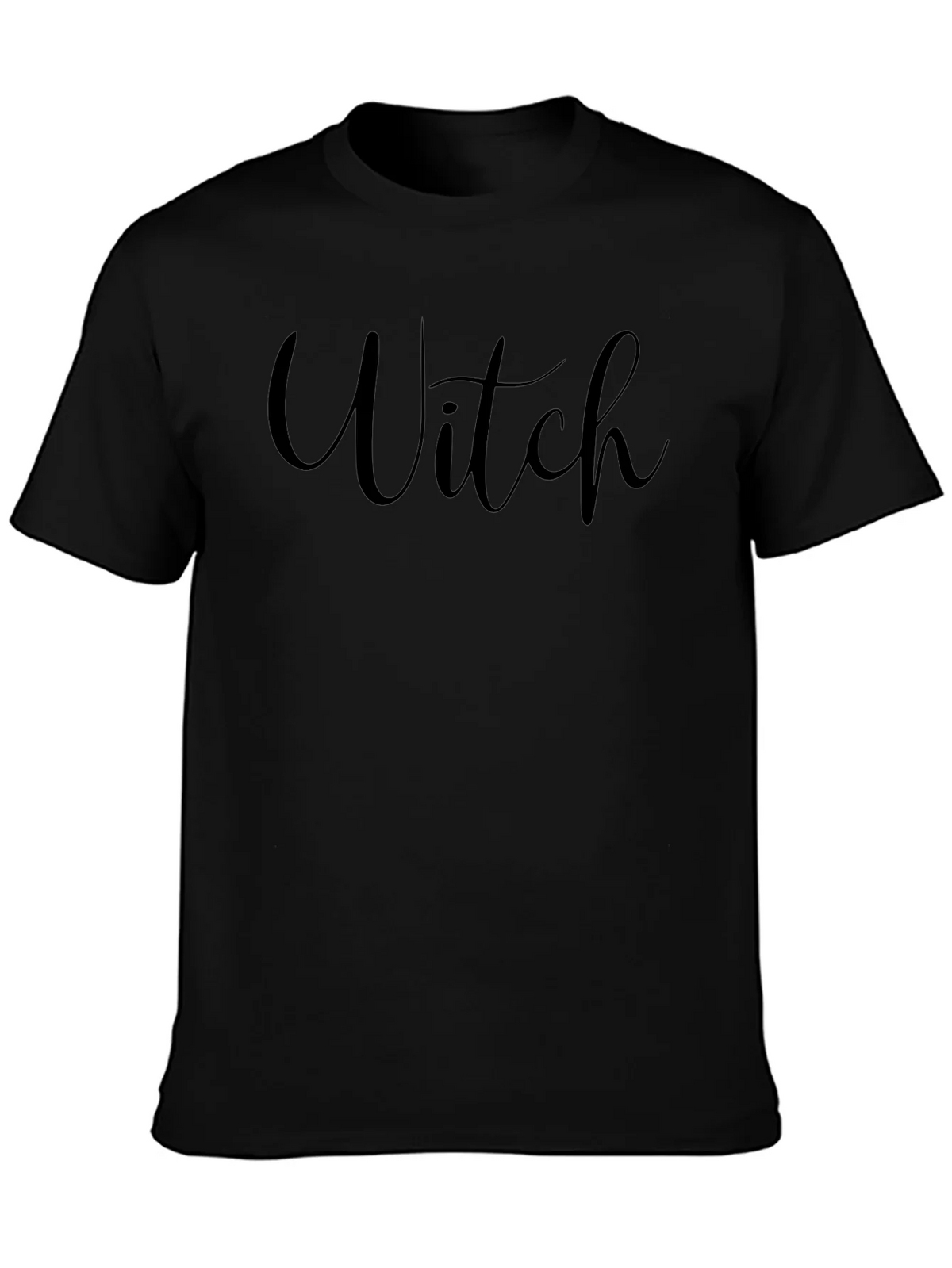 Witch Graphic Tee - Black Halloween Shirt product image 3