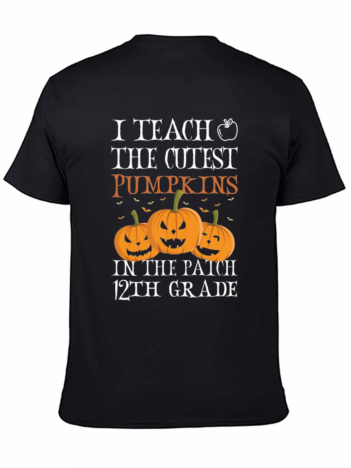 Cute Halloween Teacher T-Shirt: I Teach the Cutest Pumpkins product image 3