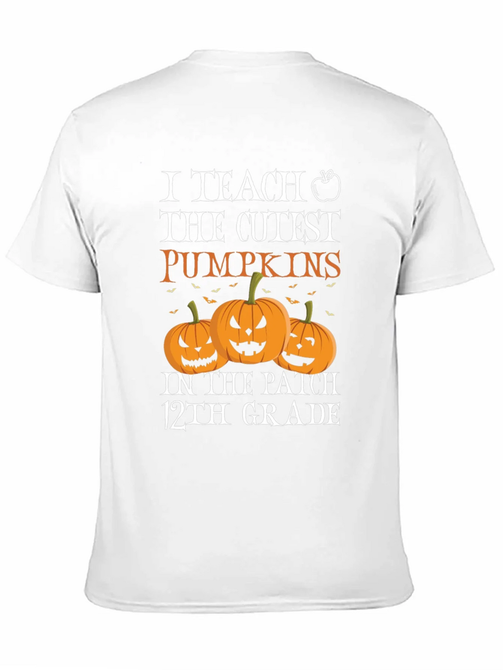 Cute Halloween Teacher T-Shirt: I Teach the Cutest Pumpkins product image 7