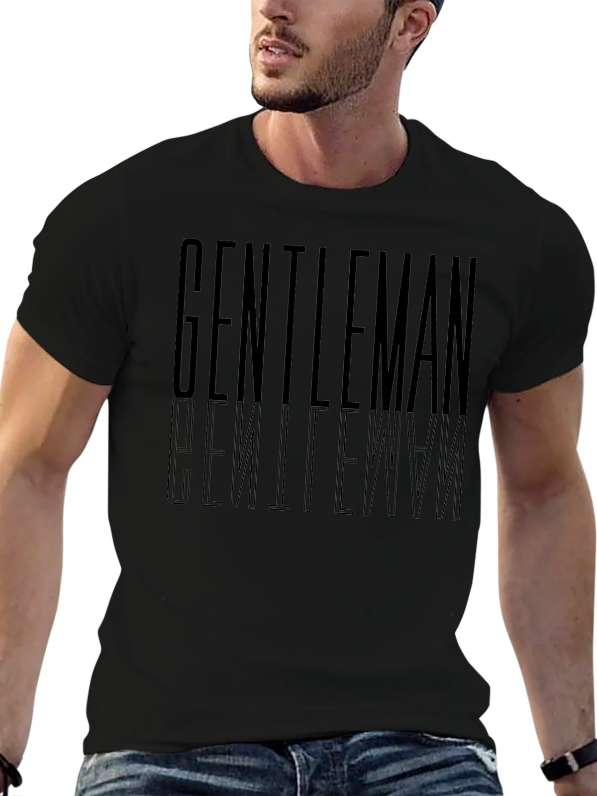 Gentleman Graphic Tee - Soft & Stylish product image 5