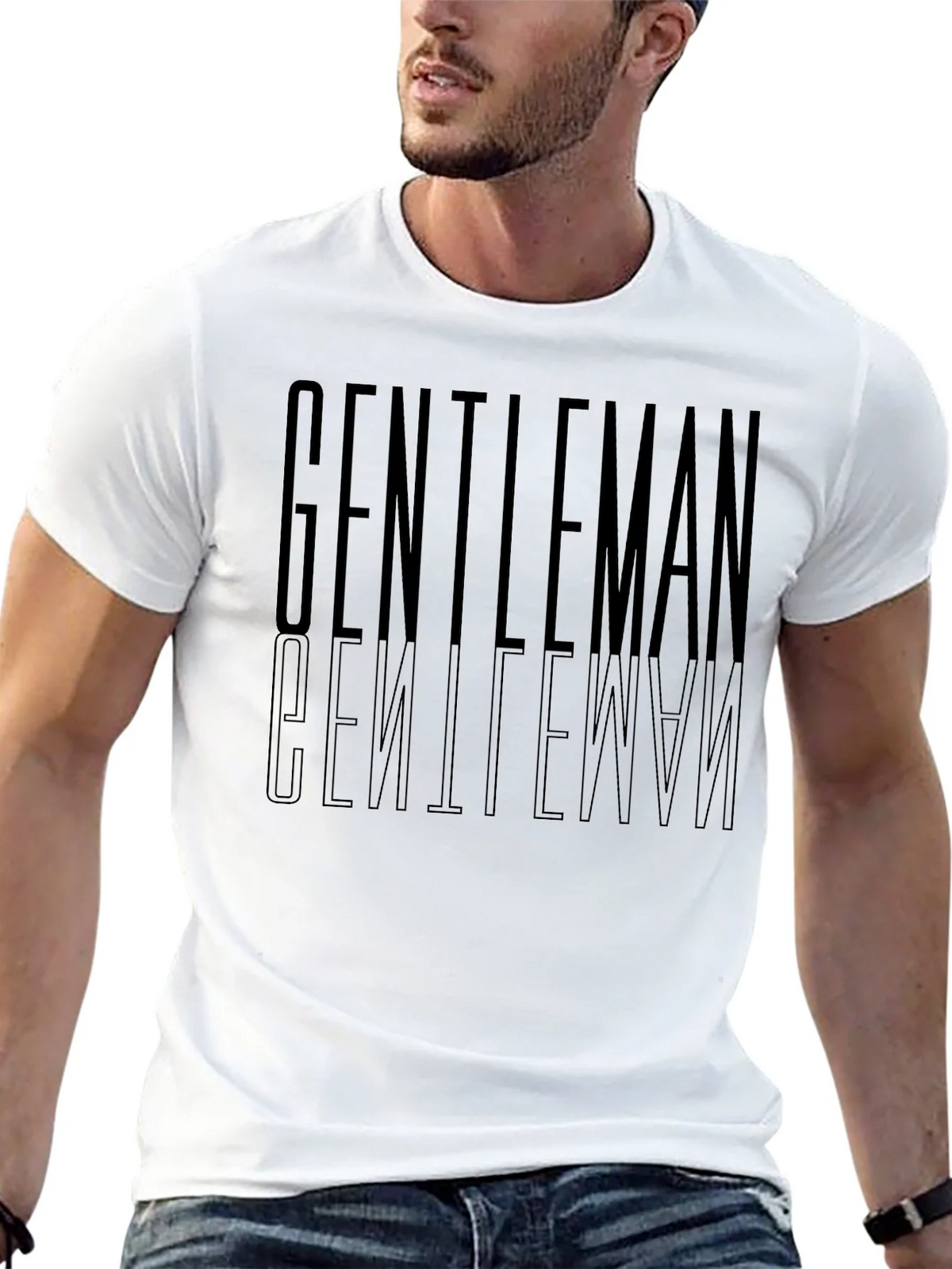 Gentleman Graphic Tee - Soft & Stylish product image 11