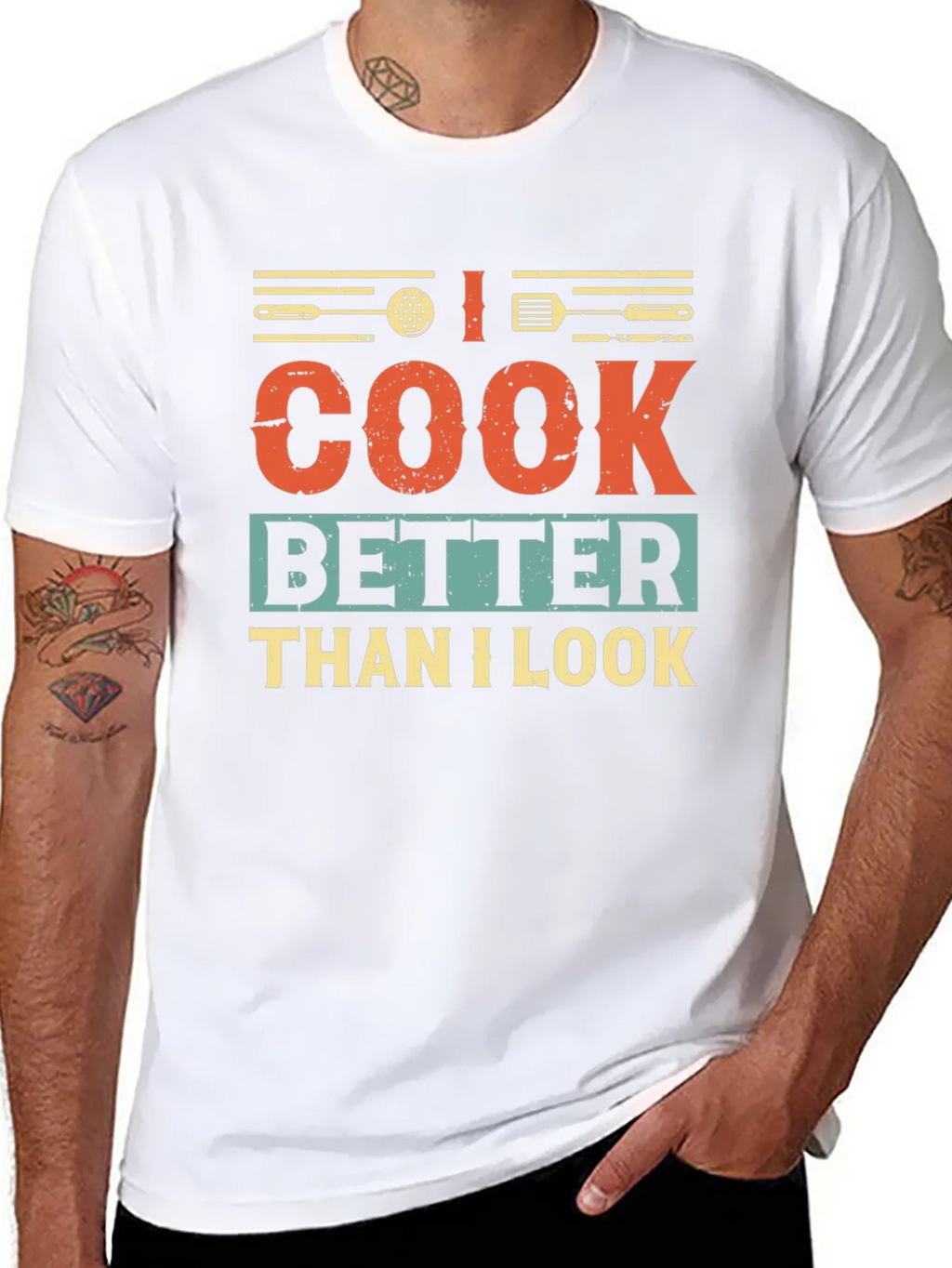I Cook Better Than I Look Graphic T-Shirt product image 6