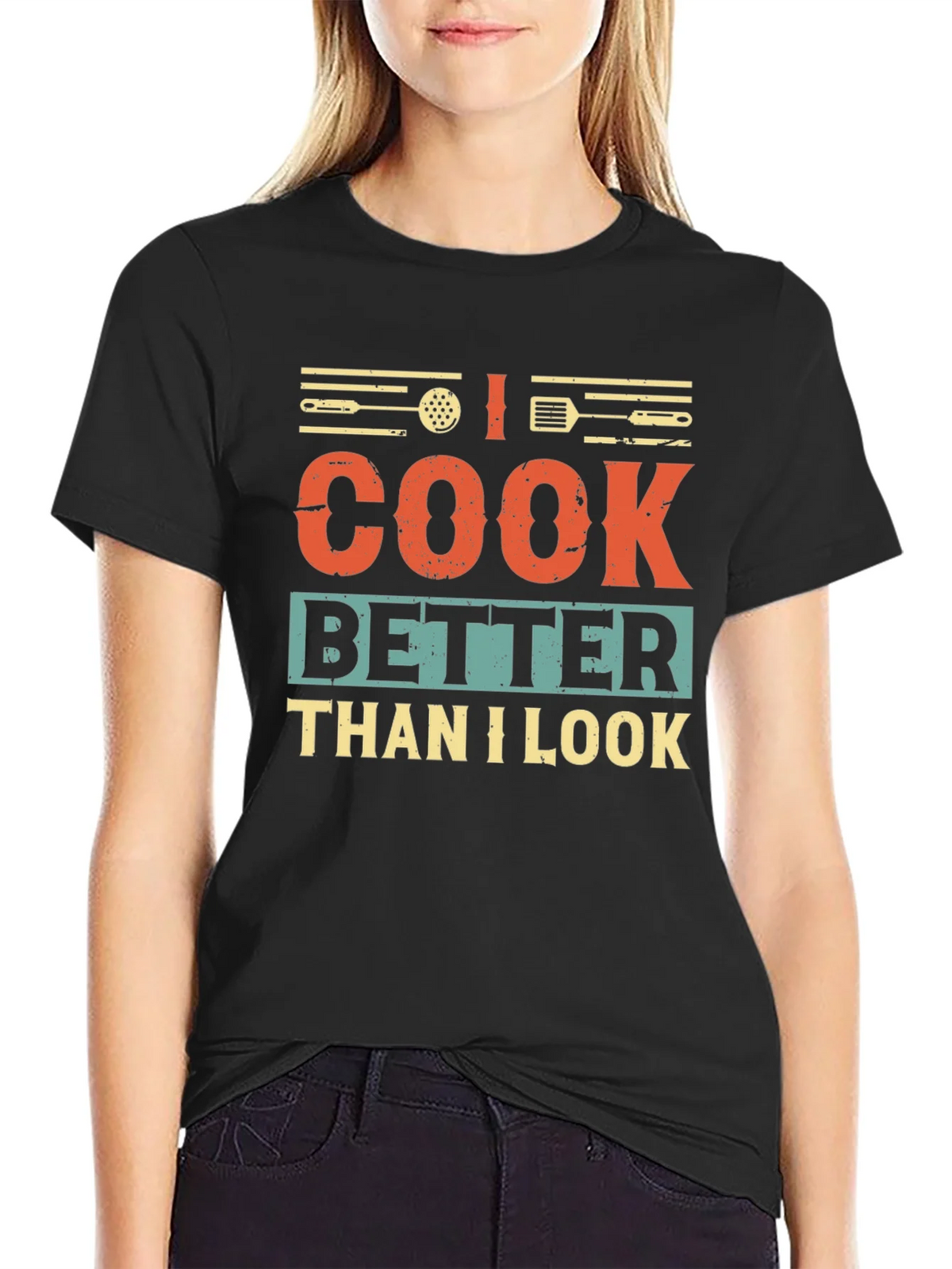 I Cook Better Than I Look Graphic T-Shirt product image 2