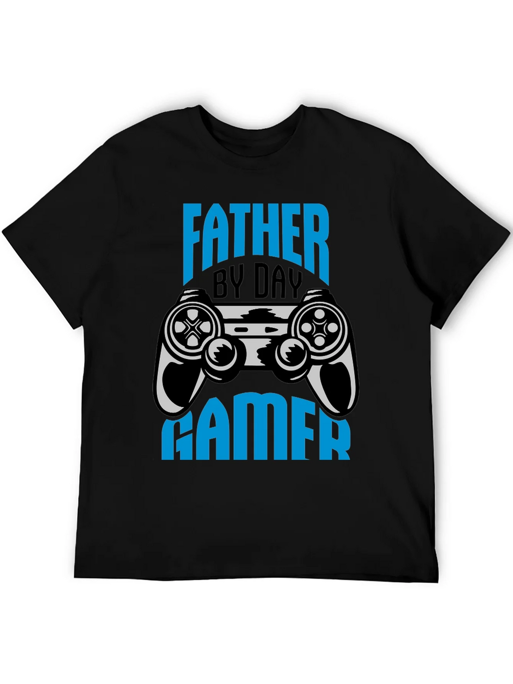 Father By Day Gamer Black T-Shirt product image 5