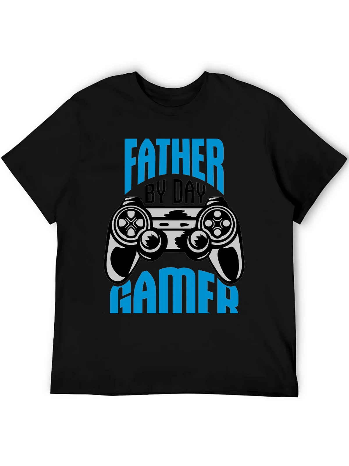 Father By Day Gamer Black T-Shirt product image 5