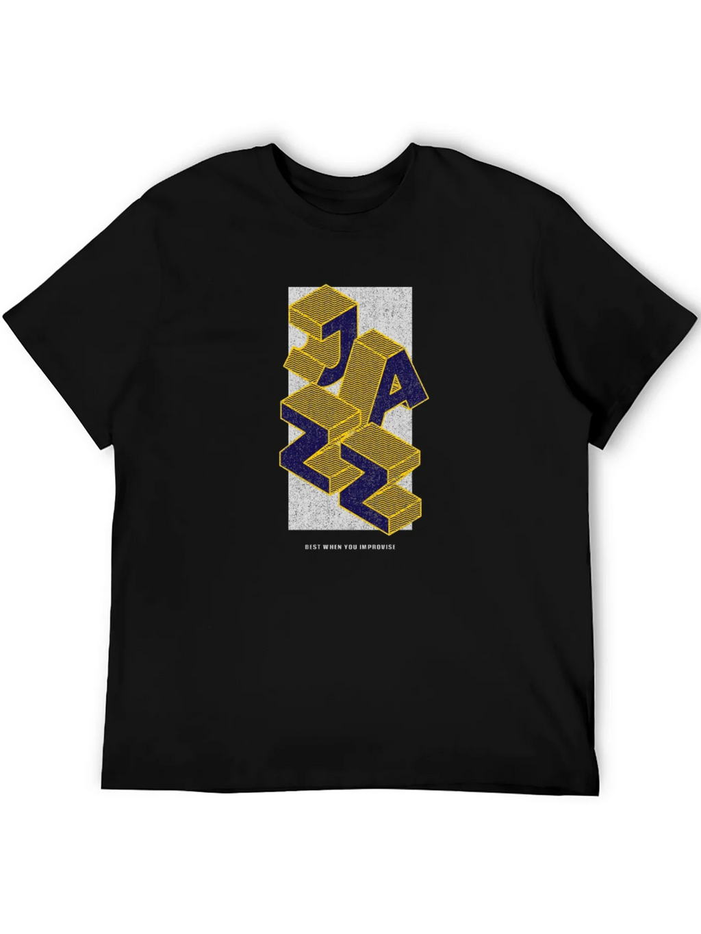 JAZZ 3D Block Graphic T-Shirt - Stylish & Unique product image 4