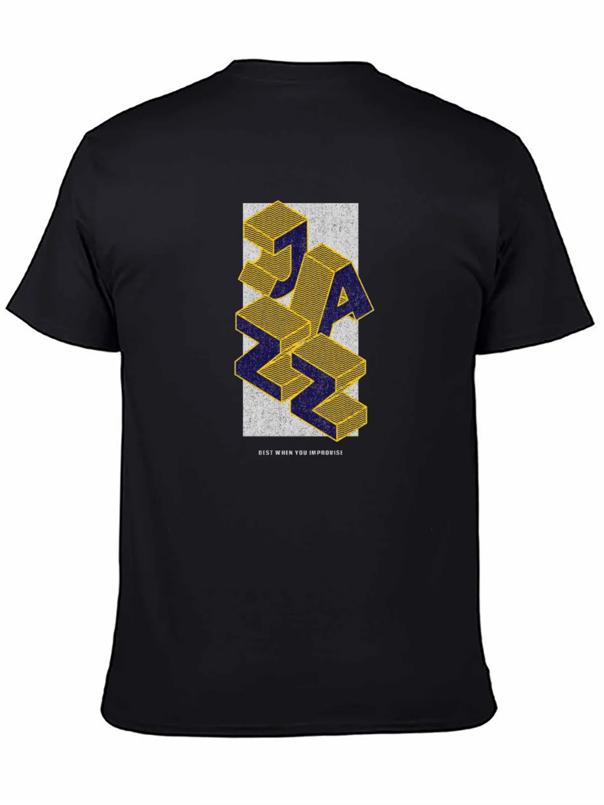 JAZZ 3D Block Graphic T-Shirt - Stylish & Unique product image 3