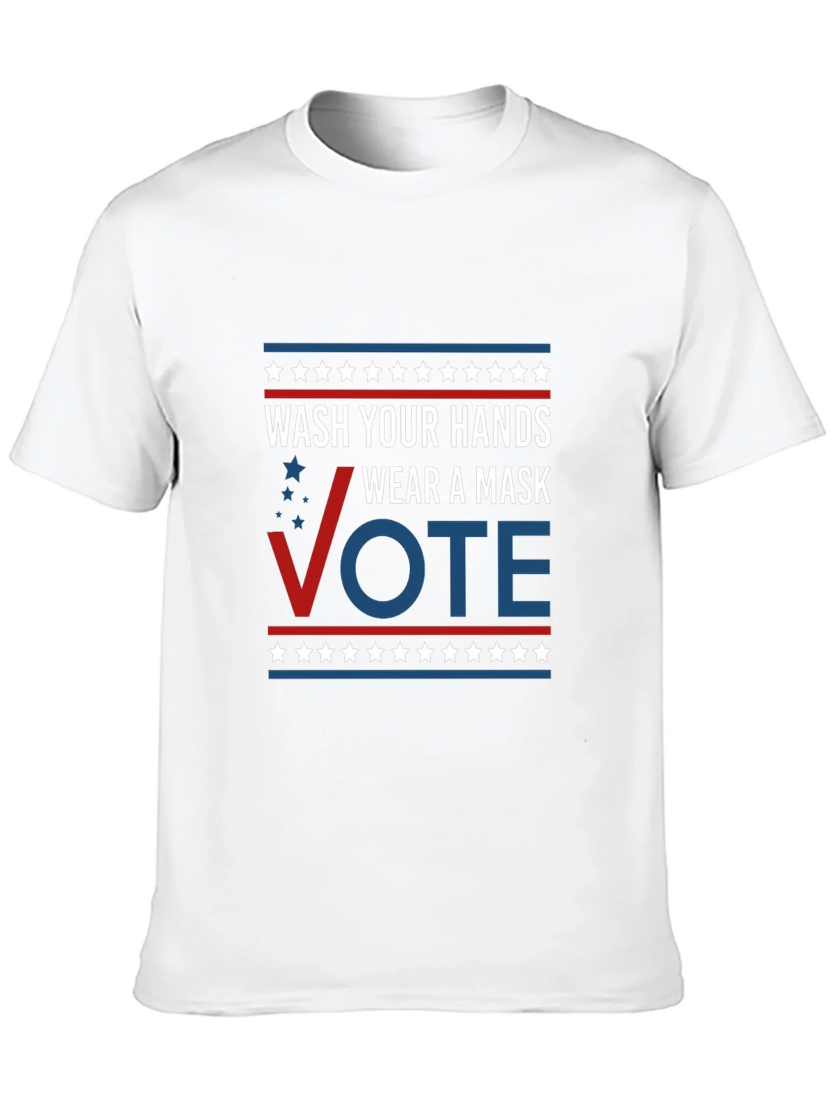 Wash Your Hands Wear A Mask Vote T-Shirt product image 9
