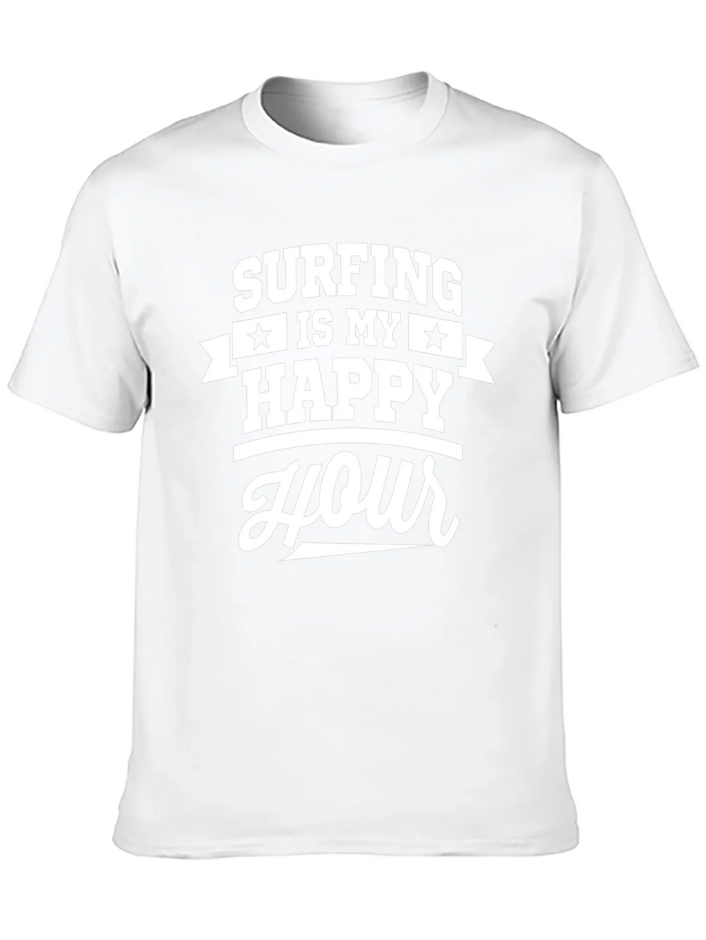 Surfing is My Happy Hour Graphic Tee - Black product image 9