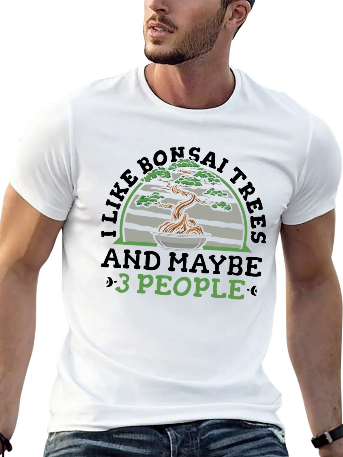 Bonsai Trees & 3 People Graphic Tee product image 11