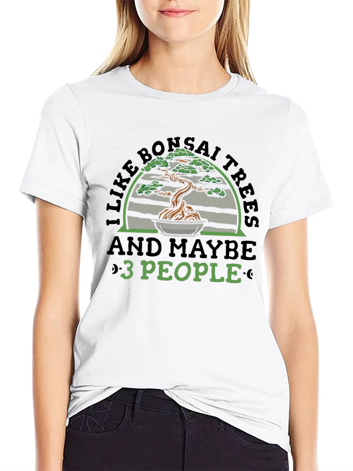 Bonsai Trees & 3 People Graphic Tee product image 7