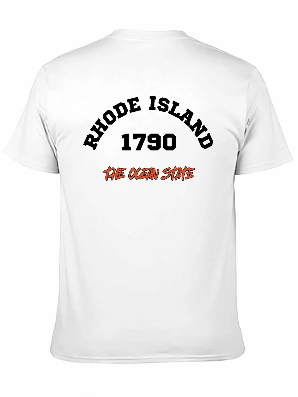 Rhode Island 1790 Ocean State Black T-Shirt product image 8