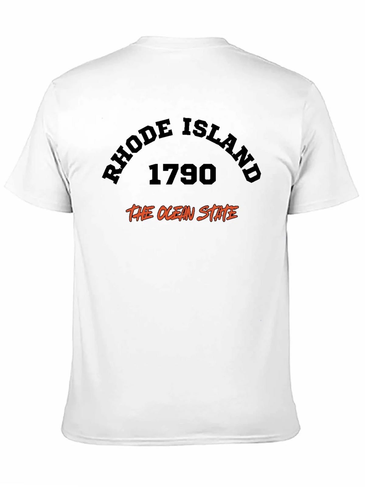 Rhode Island 1790 Ocean State Black T-Shirt product image 8