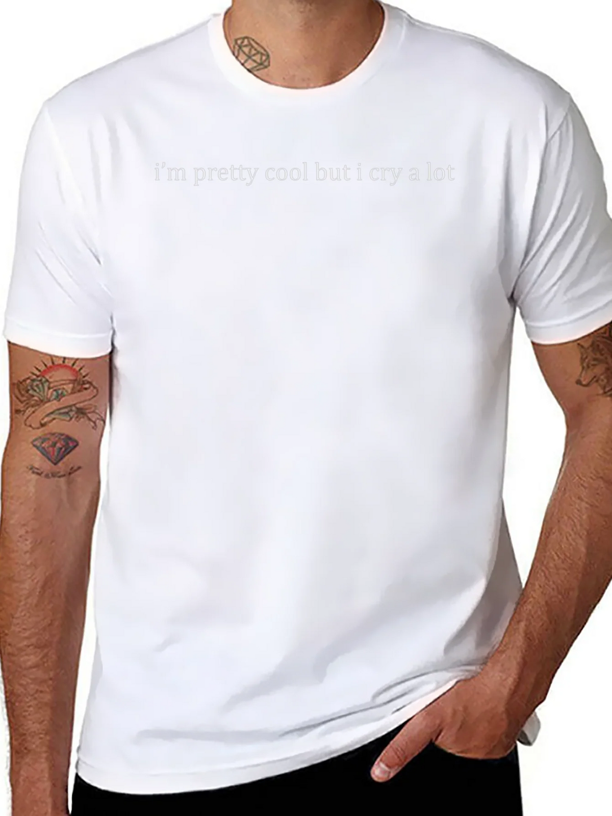 Cool Cryer T-Shirt - Black Cotton Tee product image 7