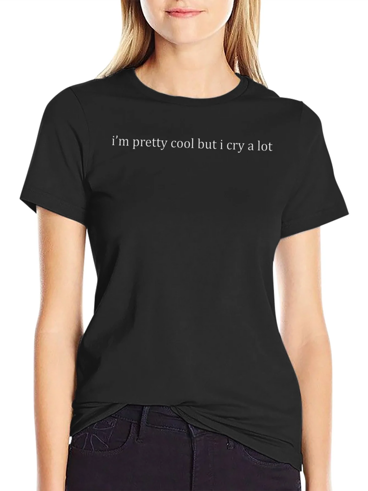 Cool Cryer T-Shirt - Black Cotton Tee product image 2