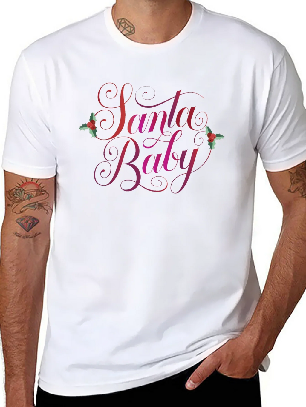 Santa Baby Christmas Graphic Tee product image 7