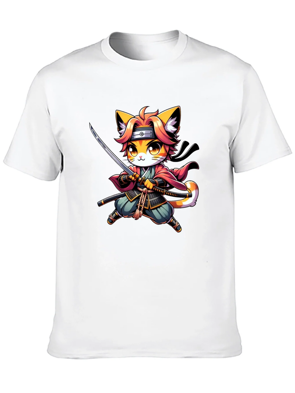 Ninja Cat T-Shirt - Black product image 9