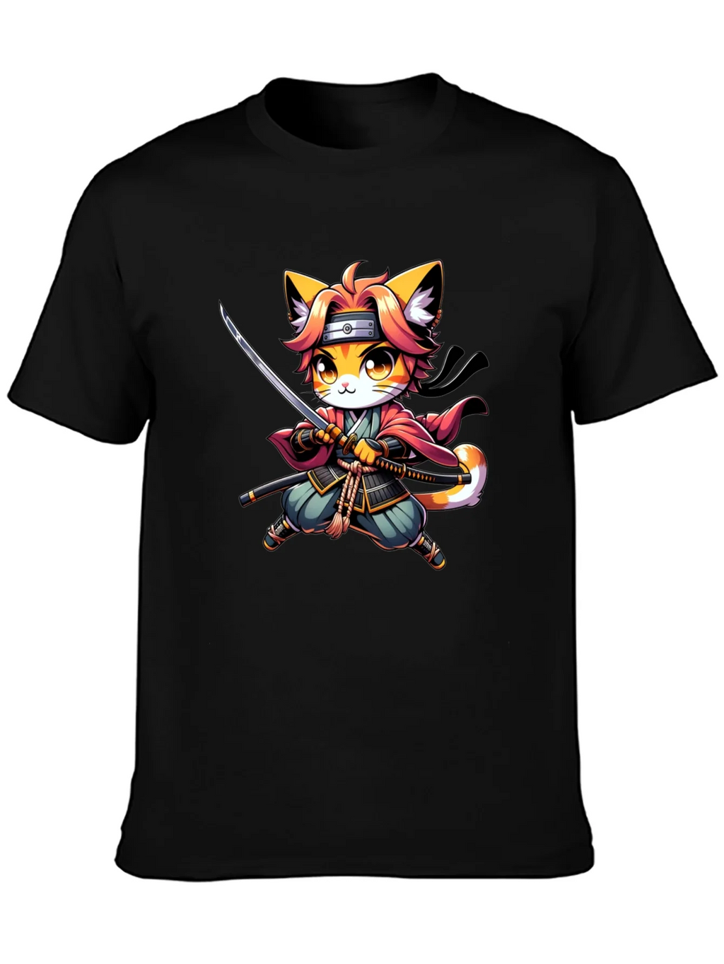Ninja Cat T-Shirt - Black product image 3