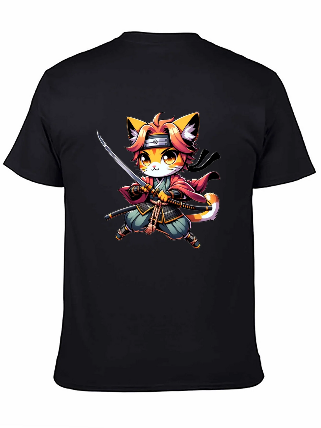 Ninja Cat T-Shirt - Black product image 4