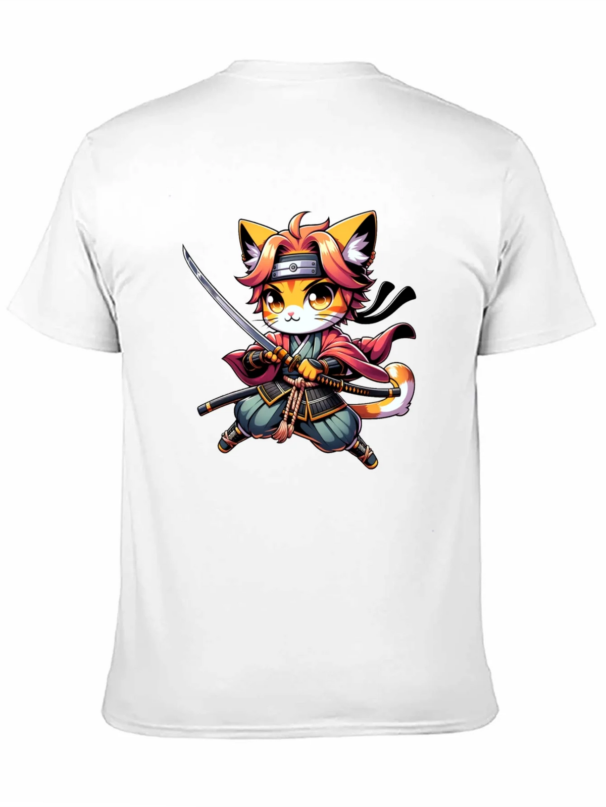 Ninja Cat T-Shirt - Black product image 10
