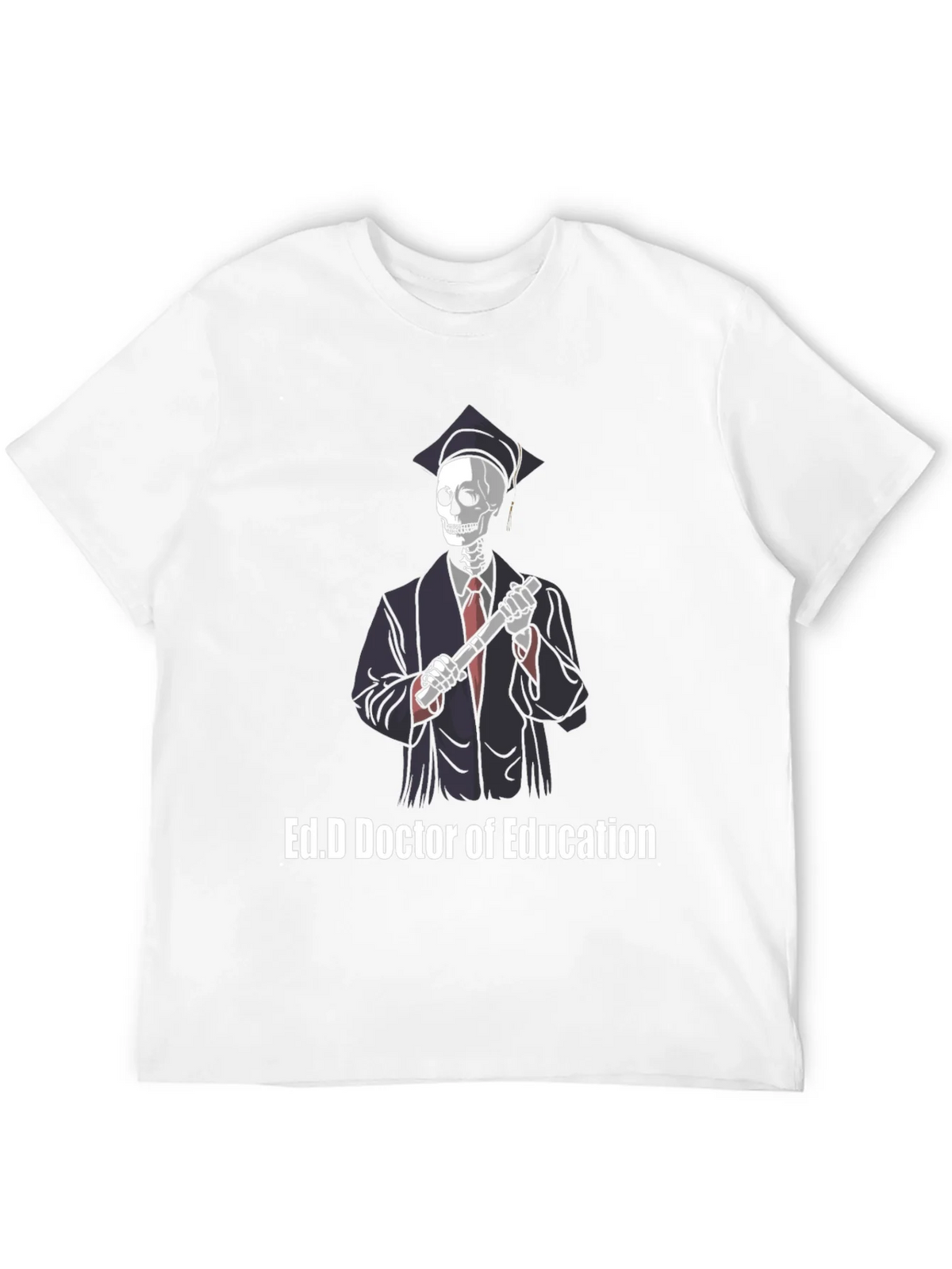 Ed.D Doctor of Education Skeleton Graphic T-Shirt product image 10
