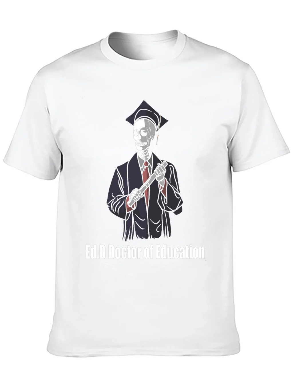 Ed.D Doctor of Education Skeleton Graphic T-Shirt product image 8