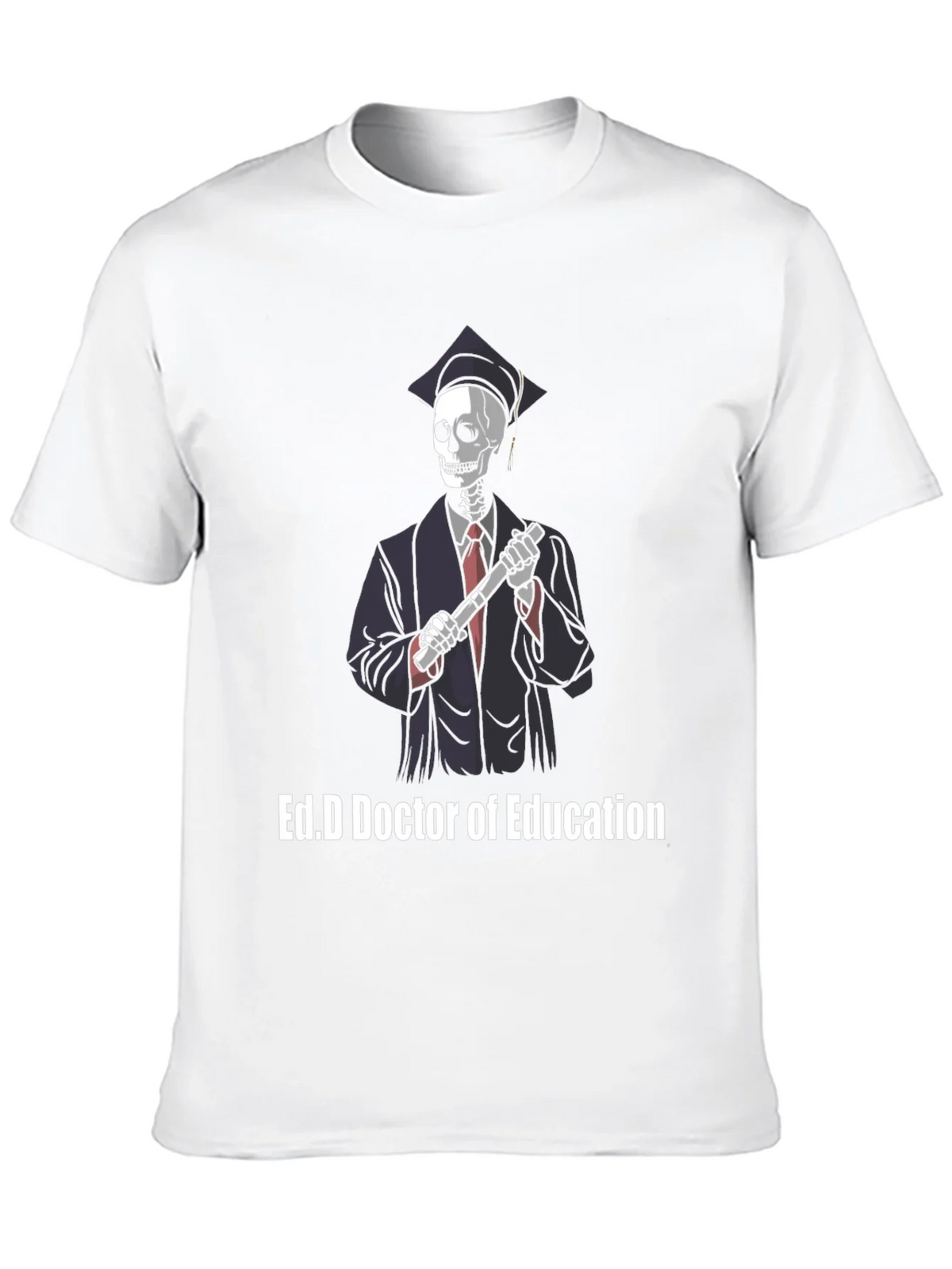 Ed.D Doctor of Education Skeleton Graphic T-Shirt product image 8