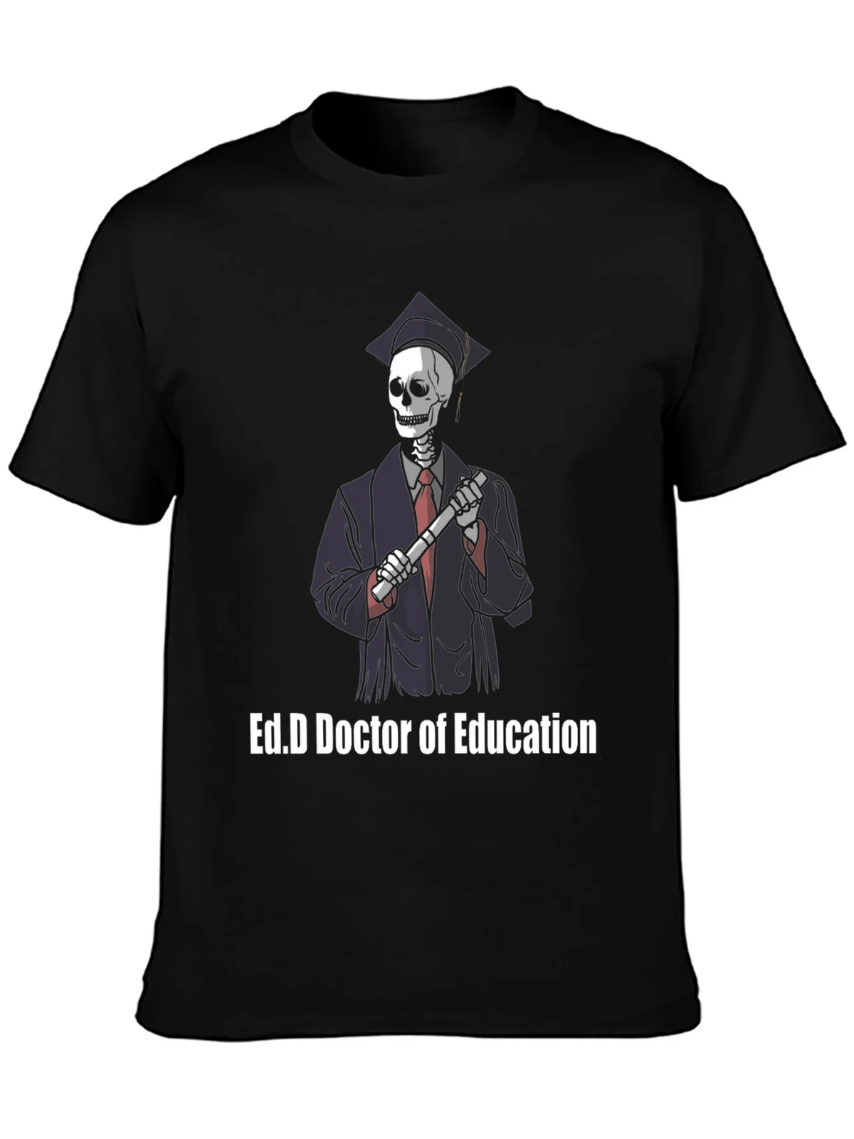 Ed.D Doctor of Education Skeleton Graphic T-Shirt product image 3