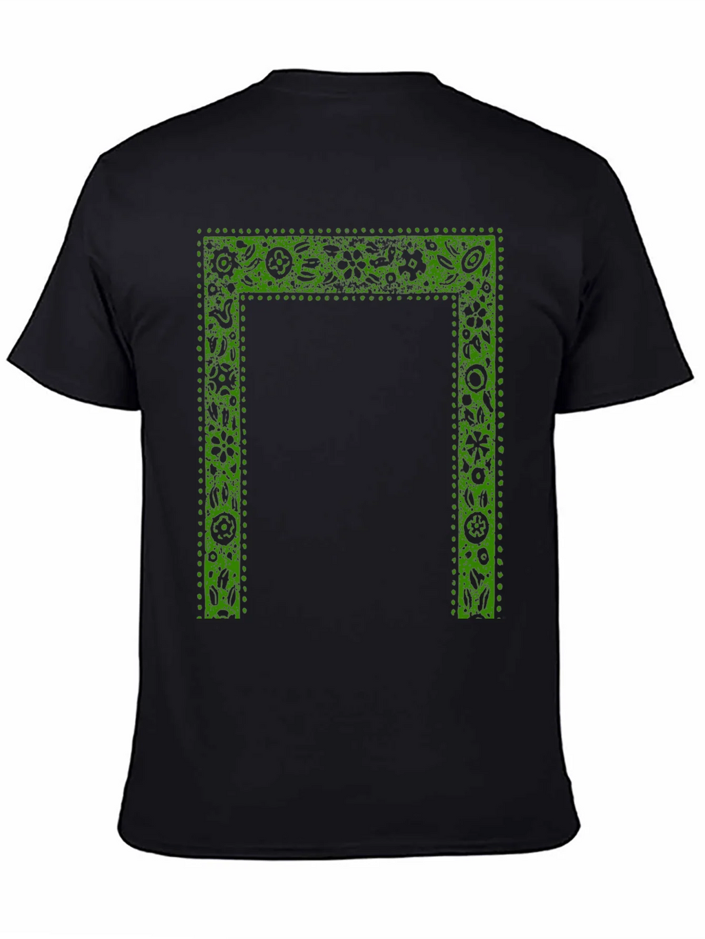 Botanical Frame Black T-Shirt product image 4