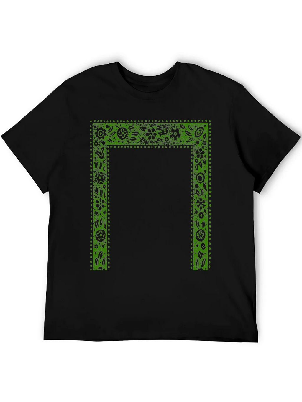 Botanical Frame Black T-Shirt product image 5