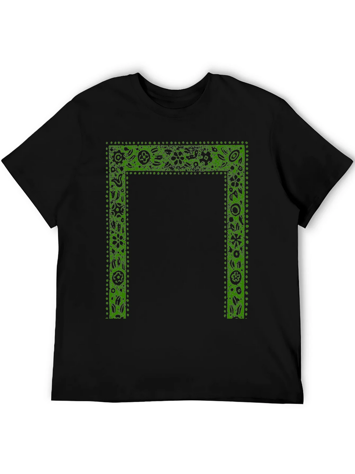 Botanical Frame Black T-Shirt product image 5