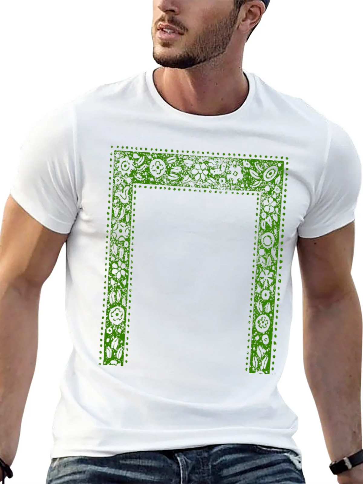 Botanical Frame Black T-Shirt product image 12