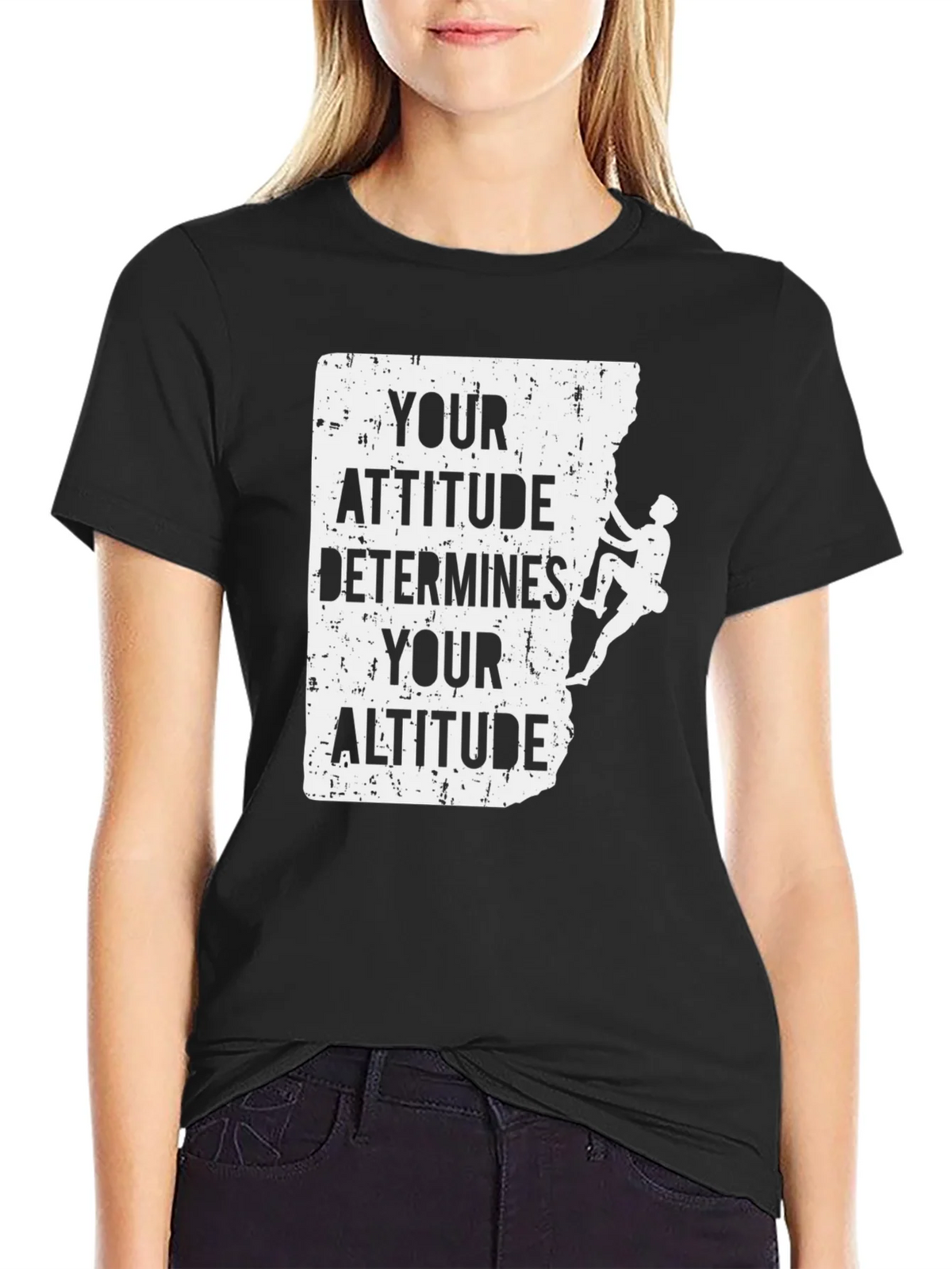 Attitude Determines Altitude Climber T-Shirt product image 2