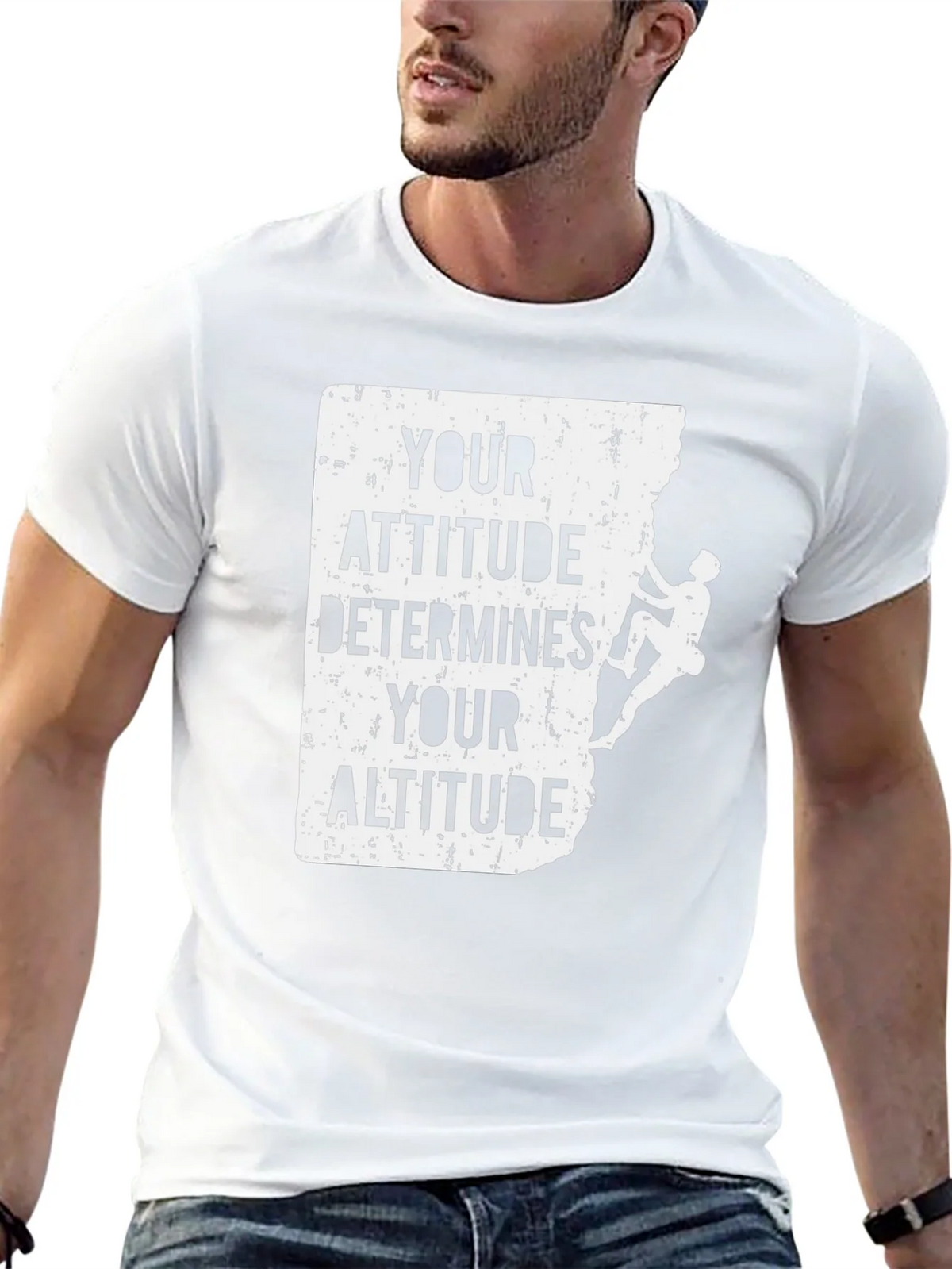 Attitude Determines Altitude Climber T-Shirt product image 10