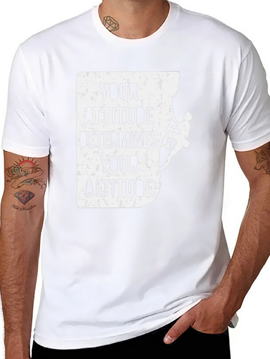 Attitude Determines Altitude Climber T-Shirt product image 6