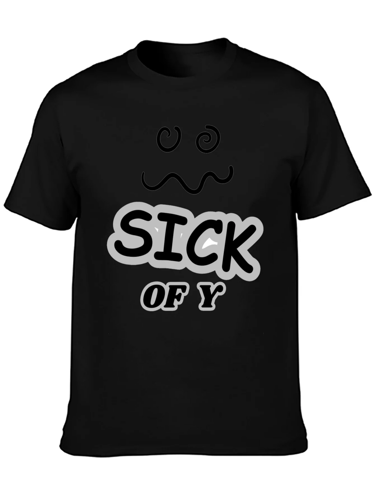 Sick of You Graphic Tee - Mens Black T-Shirt product image 3