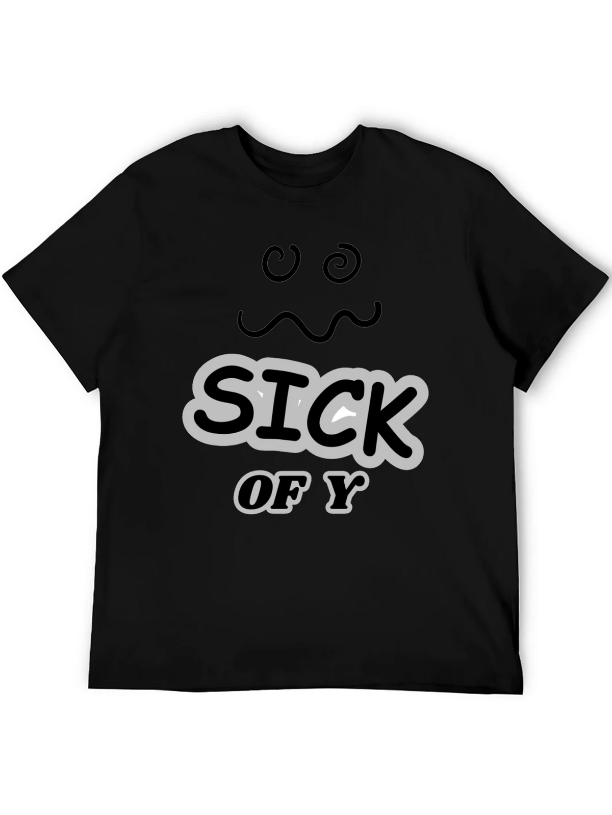 Sick of You Graphic Tee - Mens Black T-Shirt product image 5