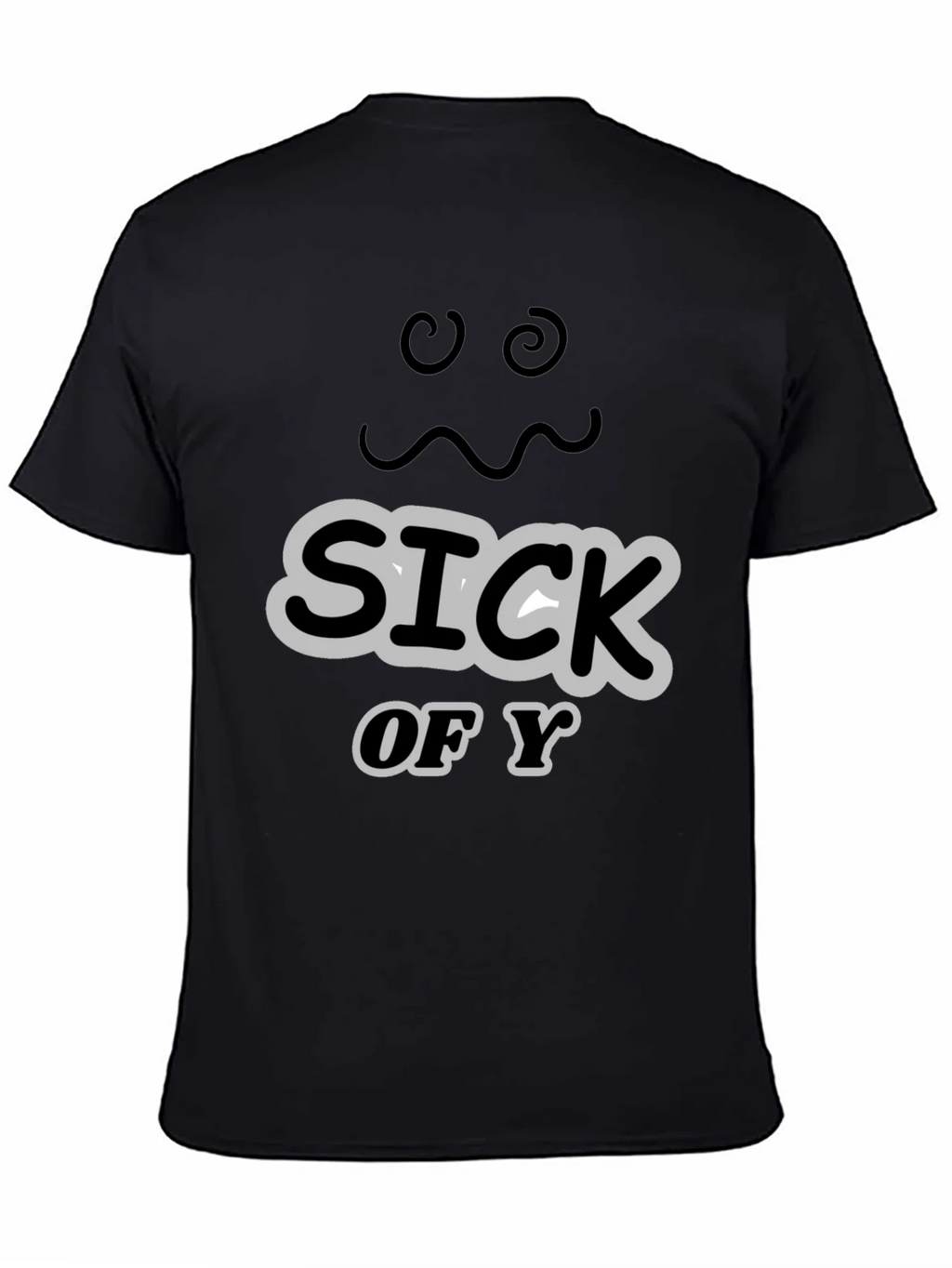Sick of You Graphic Tee - Mens Black T-Shirt product image 4