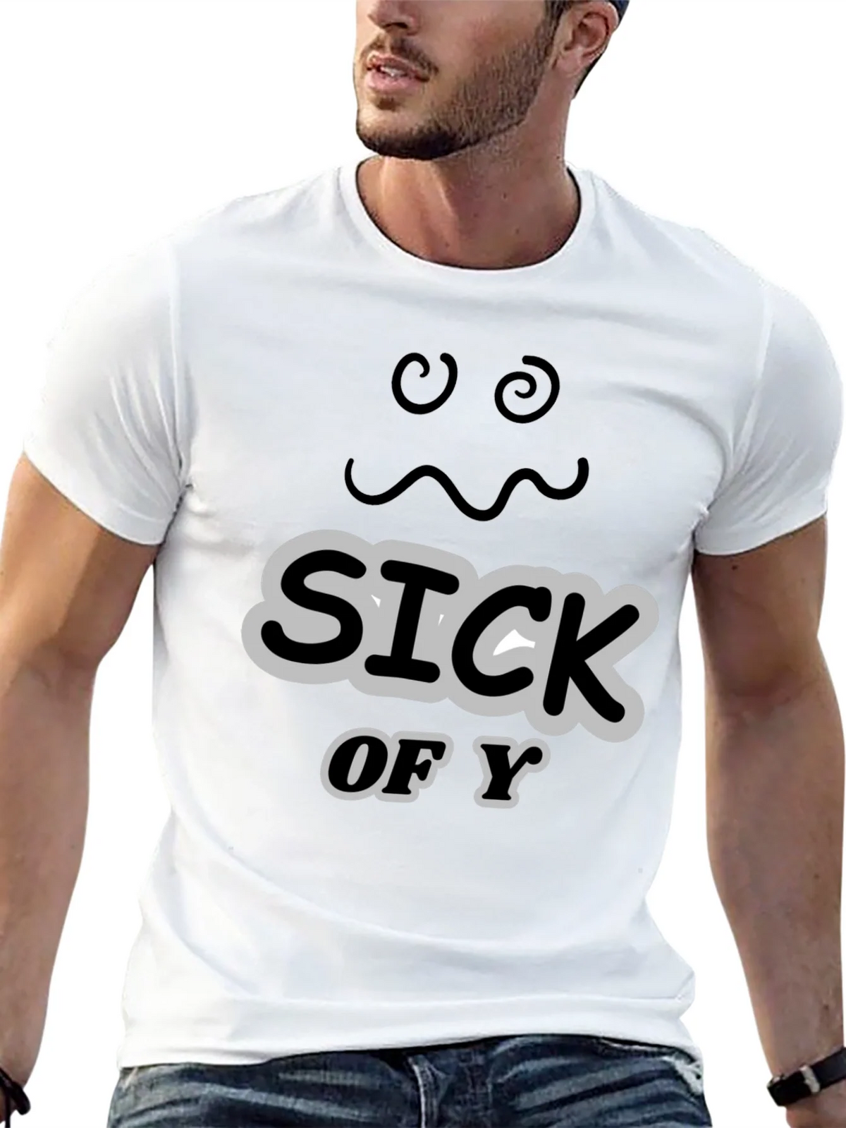 Sick of You Graphic Tee - Mens Black T-Shirt product image 12