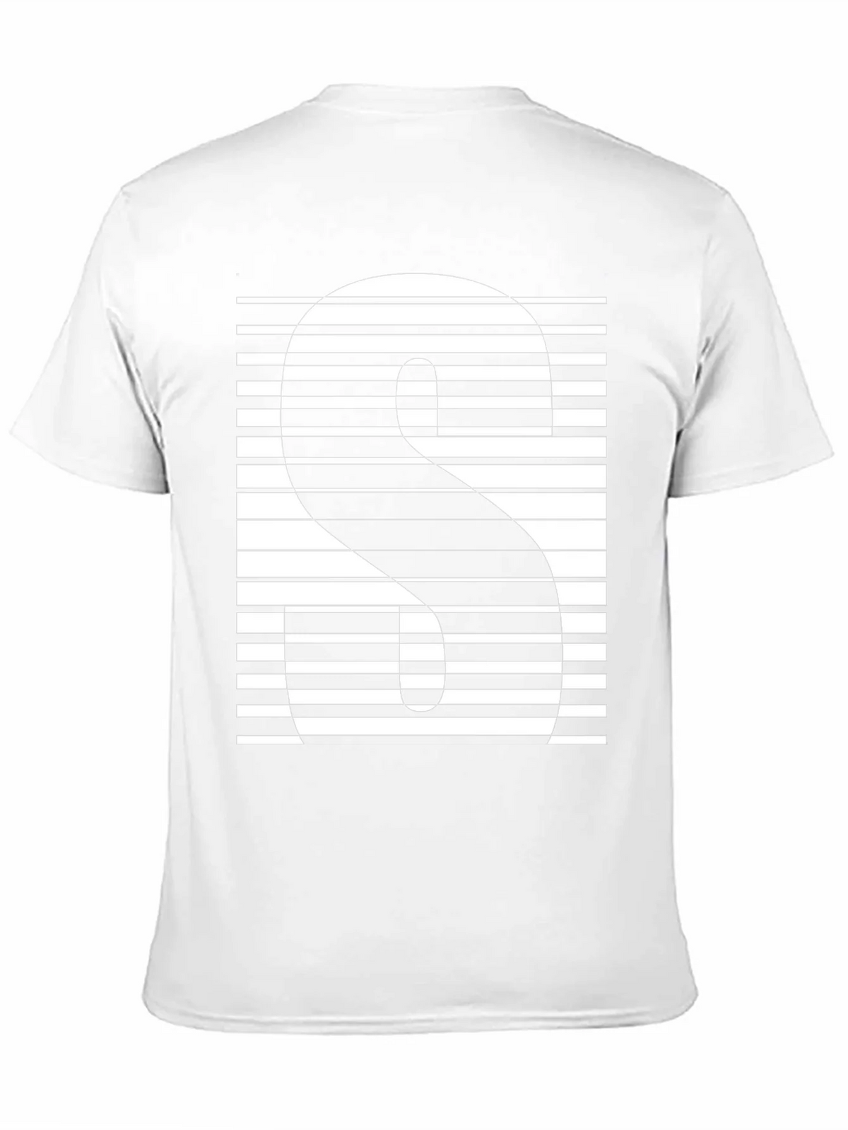 Abstract Striped S Graphic Tee product image 10