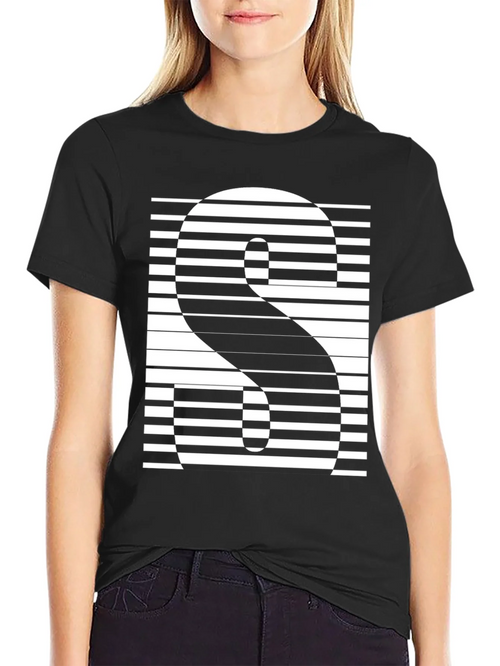 Abstract Striped S Graphic Tee product image 2