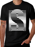 Abstract Striped S Graphic Tee product image 1