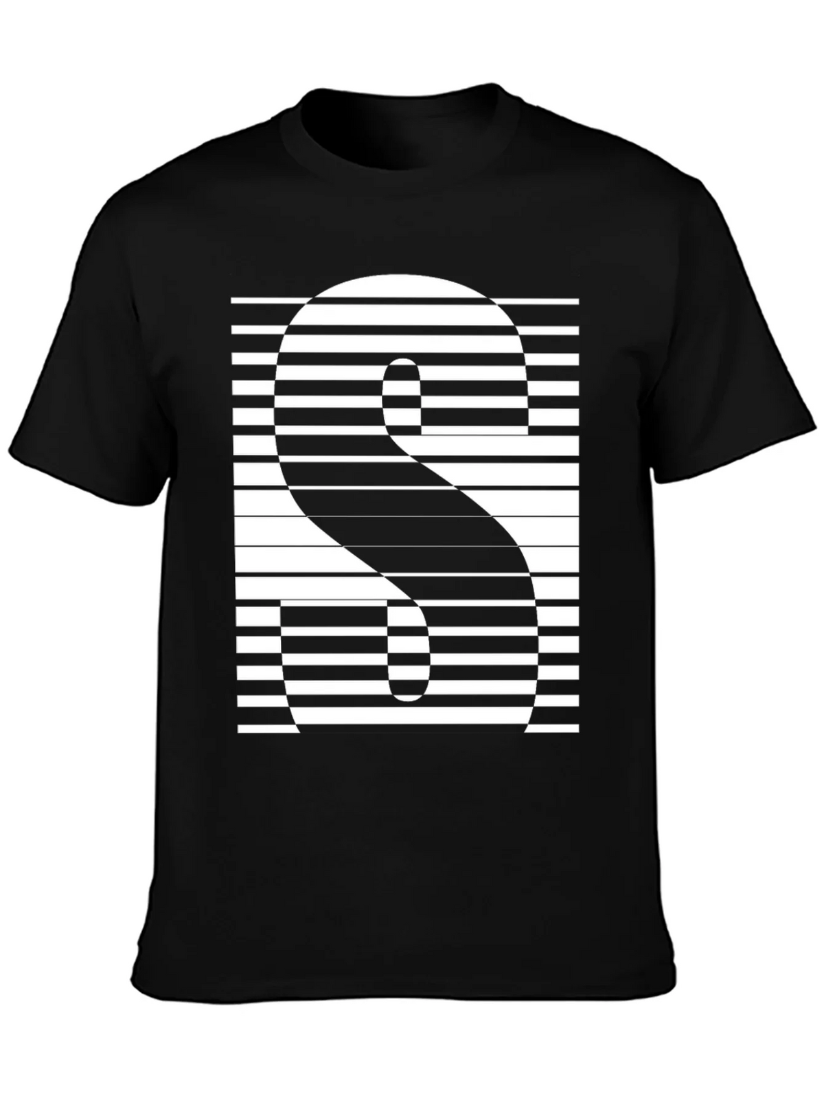 Abstract Striped S Graphic Tee product image 3