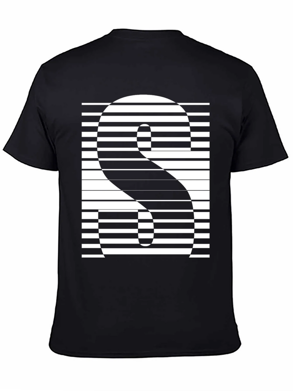 Abstract Striped S Graphic Tee product image 4