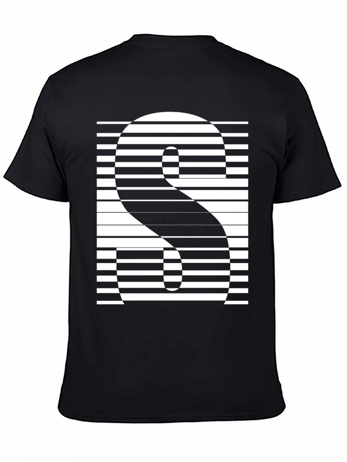 Abstract Striped S Graphic Tee product image 4