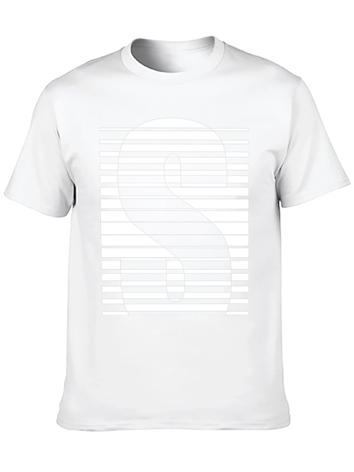 Abstract Striped S Graphic Tee product image 9