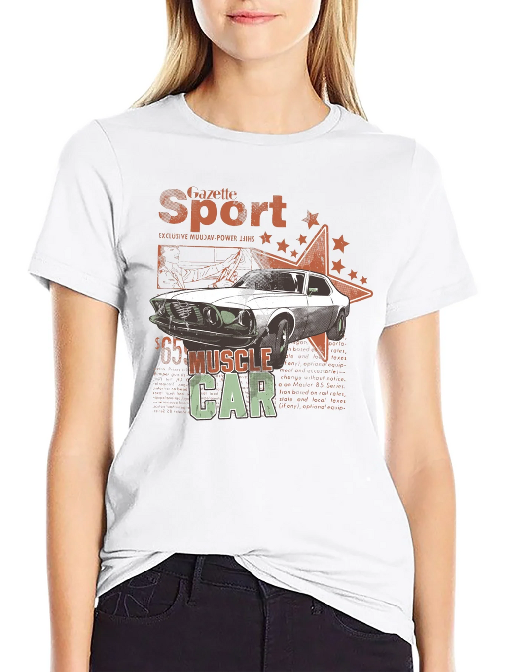 Muscle Car Gazette Sport Black T-Shirt product image 7