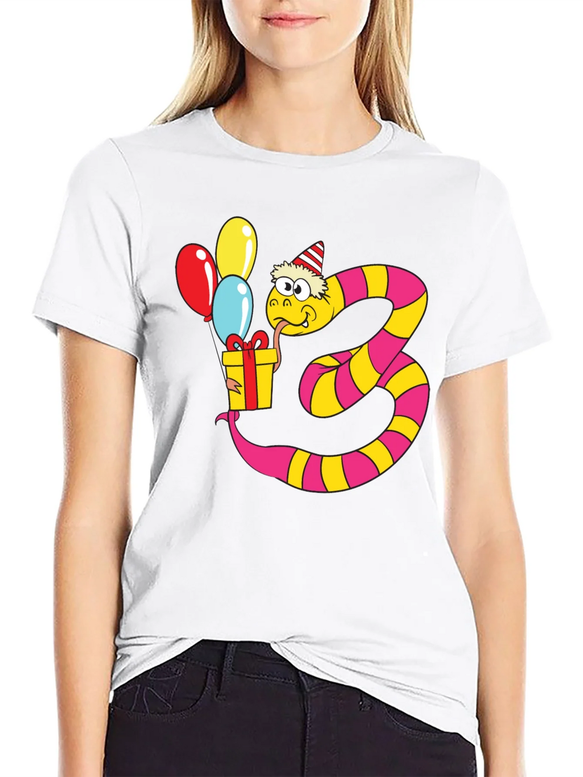 Funny Snake 3rd Birthday T-Shirt product image 8